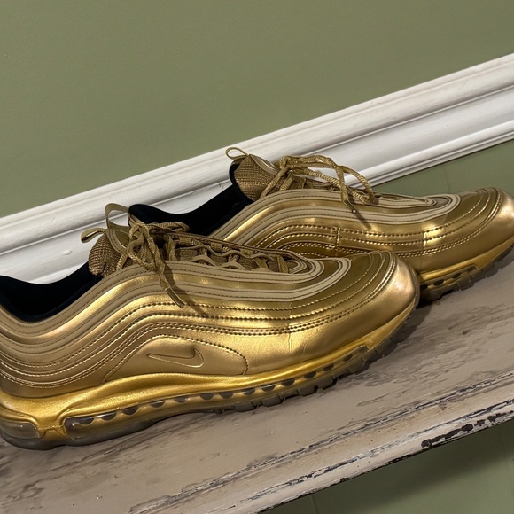 Nike Air Max 97 OG Olympic Gold Men’s size 12 Sneakers - Picture 2 of 6